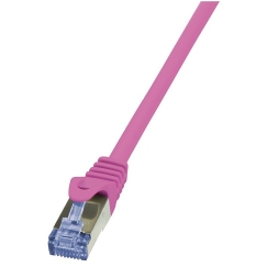 LogiLink Cat6a S/FTP, 1.5m сетевой кабель Розовый 1,5 m S/FTP (S-STP)