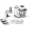 Bosch Serie 2 MUMS2EW01 pārtikas pārstrāde 700 W 3,8 L Nerūsējošs tērauds, Balts Bosch Serie 2 MUMS2EW01 pārtikas pārstrāde 700 W 3,8 L Nerūsējošs tērauds, Balts