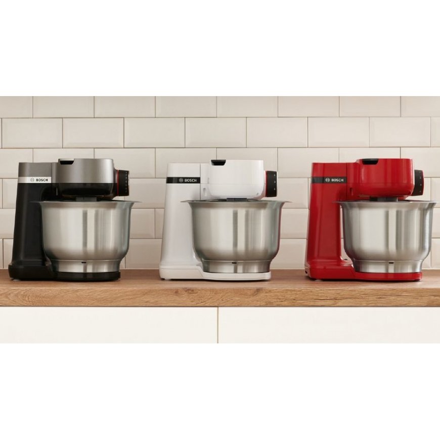 Bosch Serie 2 MUMS2EW01 pārtikas pārstrāde 700 W 3,8 L Nerūsējošs tērauds, Balts – 5