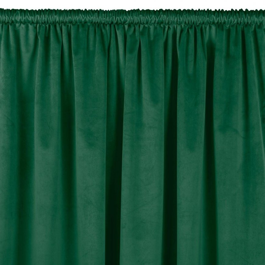 Homede Curtains VELVET TUNNEL BGREEN 135x175
