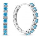 Brilio Silver Brilio Silver Sparkling round earrings with zircons EA472WAQ Brilio Silver Brilio Silver Sparkling round earrings with zircons EA472WAQ