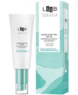 Laab Clear Skin Solution itin lengvas gelis SPF50 normalizuojantis ir apsauginis 40ml