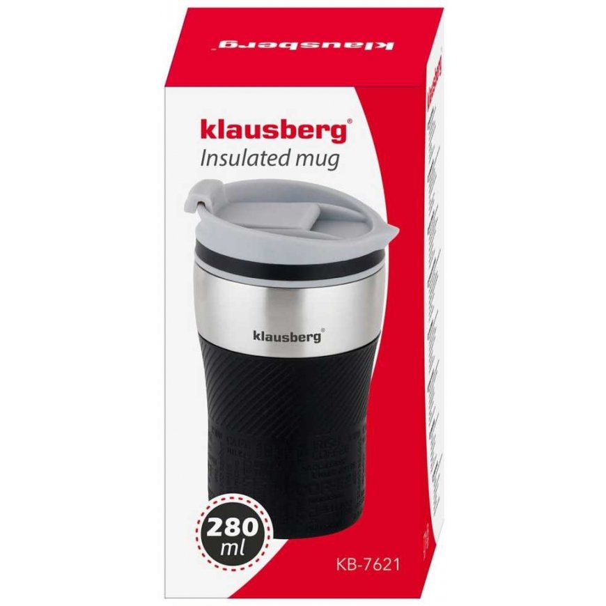 Thermo mug SMALL 280ML KLAUSBERG BEŻOWY KB-7624 – 3