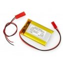 Akyga Li-Pol battery 900mAh 1S 3.7V - JST-BEC connector + socket - 50x34x5mm Akyga Li-Pol battery 900mAh 1S 3.7V - JST-BEC connector + socket - 50x34x5mm