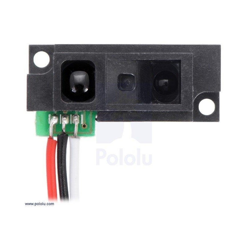 Sharp GP2Y0A51SK0F, analoginis 2-15cm atstumo jutiklis, Pololu 2450 – 2