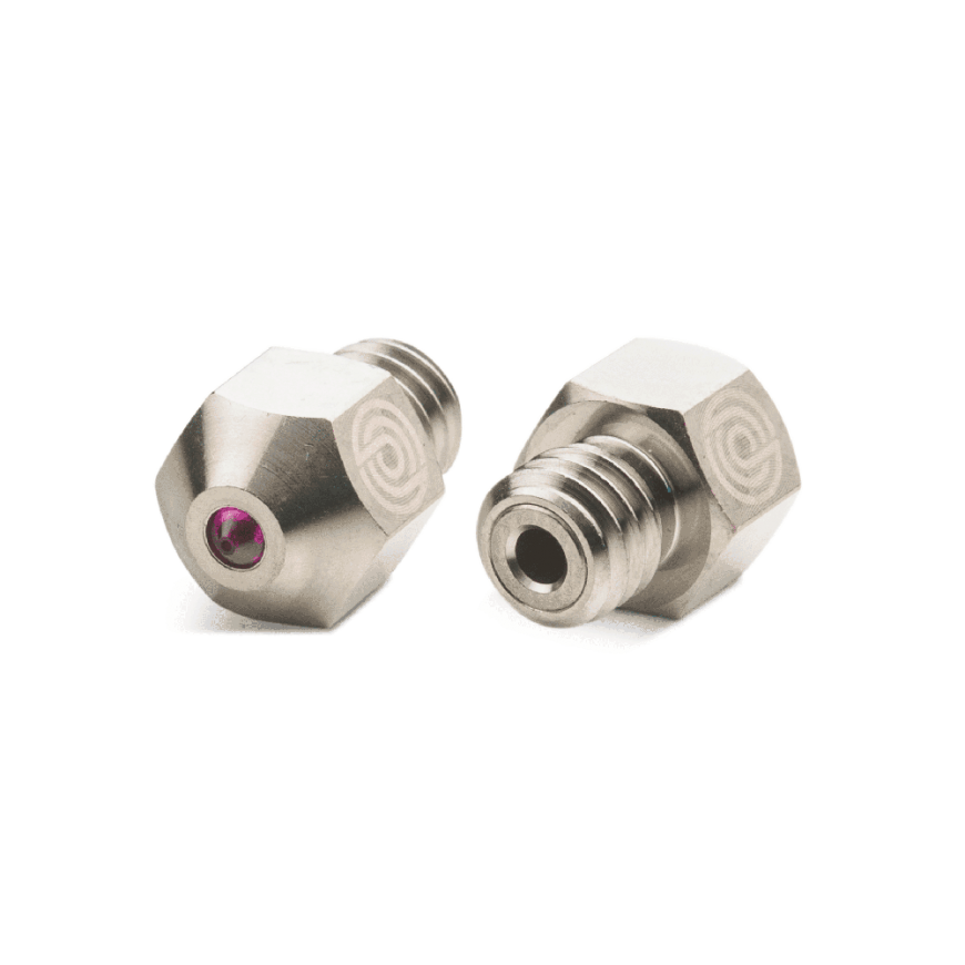 PrimaCreator MK8 nickel-plated copper tip with ruby 0.4mm - 1 pc