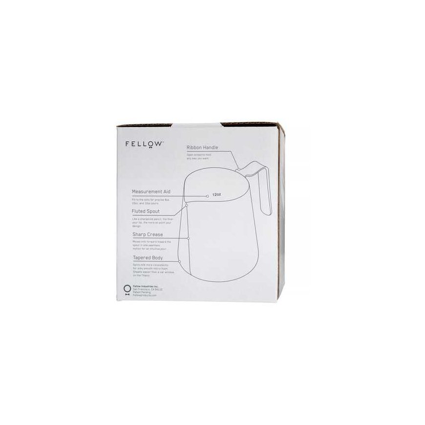 Fellow Eddy milk jug - 530 ml silver – 5