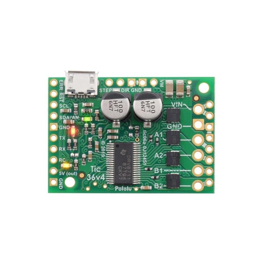 Žingsninio variklio valdiklis USB Tic 36v4 Pololu 3141 50V/4A – 2