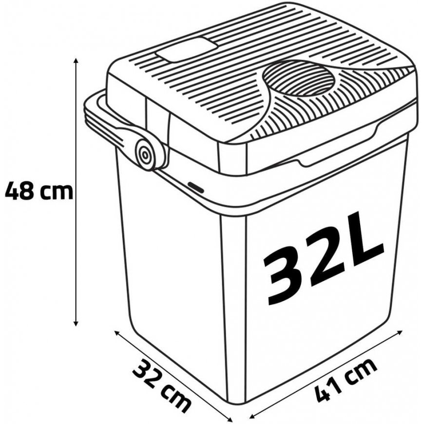 Turistinis šaldytuvas Berdsen Icemax 29 litry tryb ECO - juoda – 5