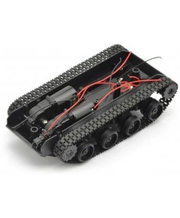 Oem Lightly cushioned balancing tank - tracked chassis with cushioning and DC motor drive