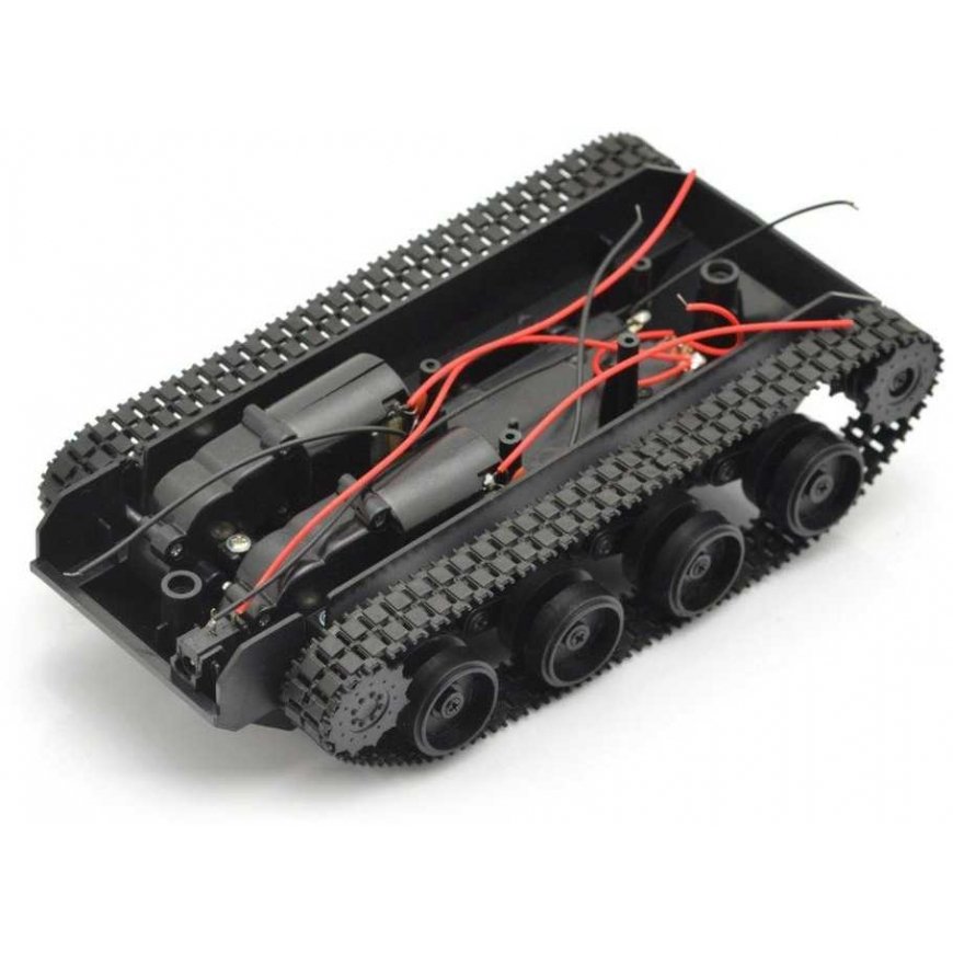 Oem Lightly cushioned balancing tank - tracked chassis with cushioning and DC motor drive
