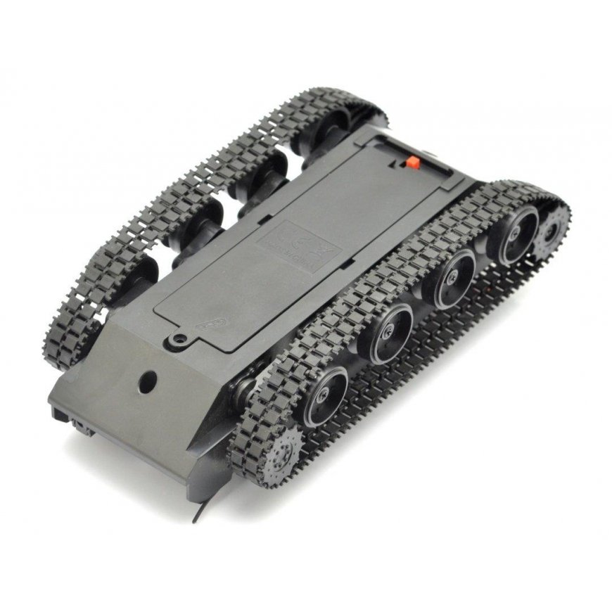Oem Lightly cushioned balancing tank - tracked chassis with cushioning and DC motor drive – 2