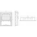Stalflex TELECOMMUNICATION FLUSH BOX TESM-4/P Stalflex TELECOMMUNICATION FLUSH BOX TESM-4/P