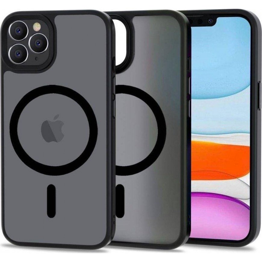 Tech-Protect Silicone MagSafe iPhone 15 Case - Matte Black – 2