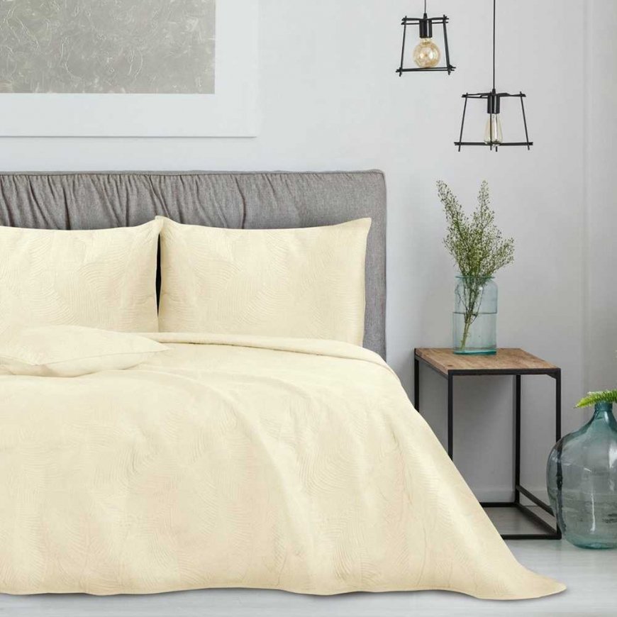 Bedspread AmeliaHome PALSHA 220x240 cm, color: beige – 5
