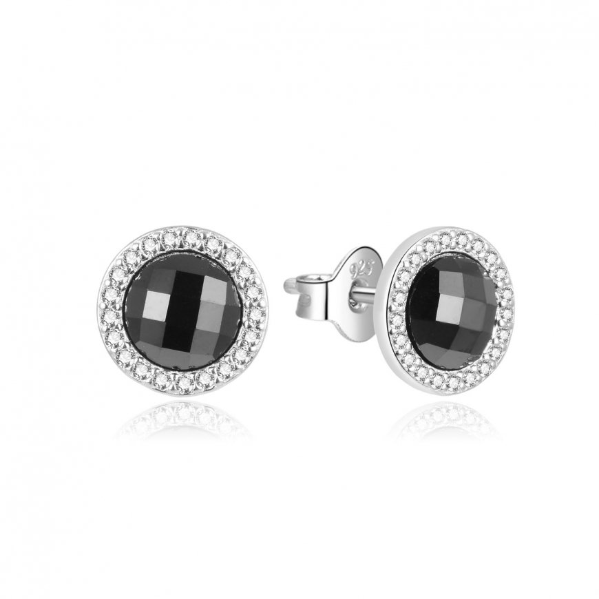 Beneto Stylish silver earrings studs AGUP2345L