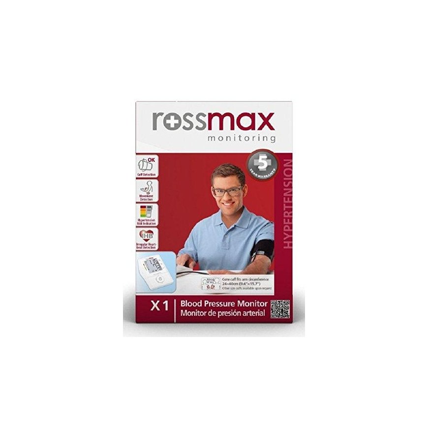 Rossmax (Šveicarija) Kraujospūdžio matuoklis žastinis Rossmax X1 – 2