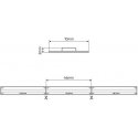 LED strip 24Vdc, 14W/m, COB 528LED/m, 1400lm, warm white 2700K, IP66, 180°, LED LINE