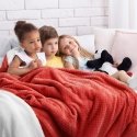 AmeliaHome Peitto SHLEEPY, 220x240 cm, väri: punainen/valkoinen AmeliaHome Peitto SHLEEPY, 220x240 cm, väri: punainen/valkoinen