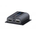 PremiumCord HDMI extender up to 50 m over one Cat6/6a/7 cable, local HDMI output