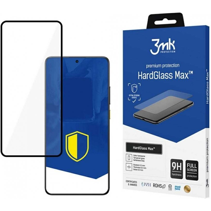 POCO X7 Pro - 3mk HardGlass Max Juodas – 2