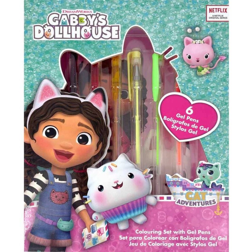 Kids Licensing Kids Euroswan - Licensing accessories Źelowy długopis su książka - Koci domek Gabi – 2