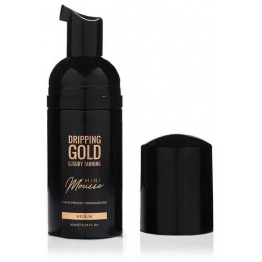 Dripping Gold Mini Mousse Travel savaiminio įdegio putos medium savaminio įdegio kremas – 2