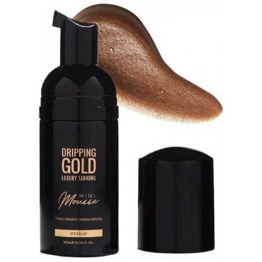 Dripping Gold Mini Mousse Travel Self-Tanning Mousse Medium Self-Tanning Cream – 3