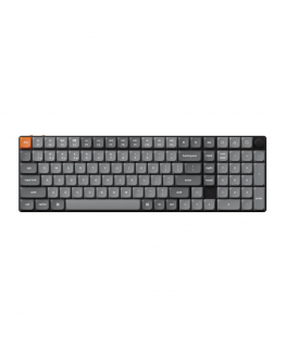 Keychron K17 Max RGB Brown Switch Wireless Low Profile Keyboard (Black) [K17M-H3].