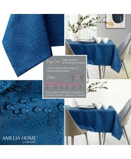 AmeliaHome Stalo takelis AH GAIA BRD INDIGO 80x80