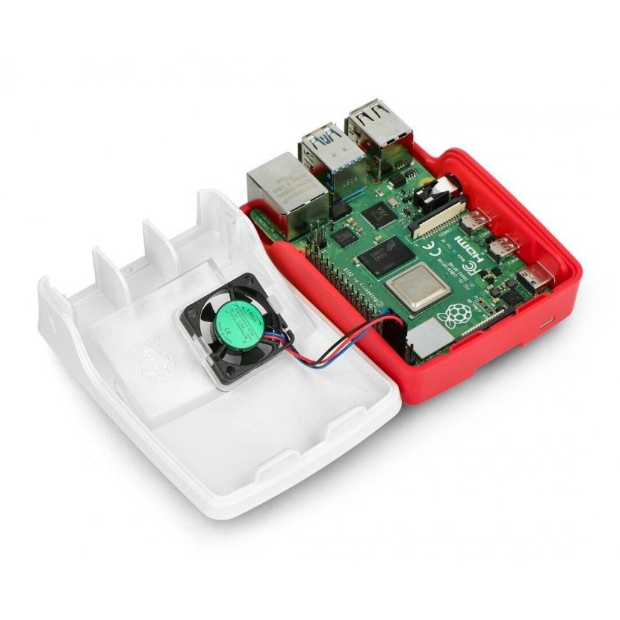 Ventiliatorius skirtas oficialiam Raspberry Pi 4B dėklui – 5