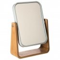 Bigbuy Beauty Mirror with mounting frame Natureo White 22 x 16 x 6 cm Bigbuy Beauty Mirror with mounting frame Natureo White 22 x 16 x 6 cm