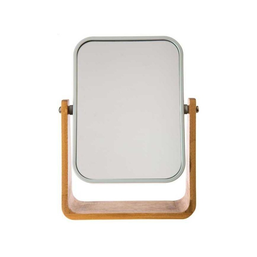 Bigbuy Beauty Mirror with mounting frame Natureo White 22 x 16 x 6 cm – 3