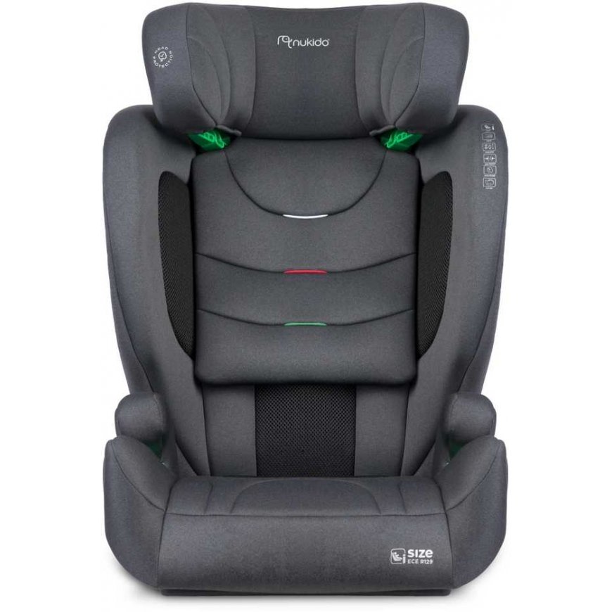 Turvaistuin Nukido Louis Soft grey15-36 kg ISOFIX – 3