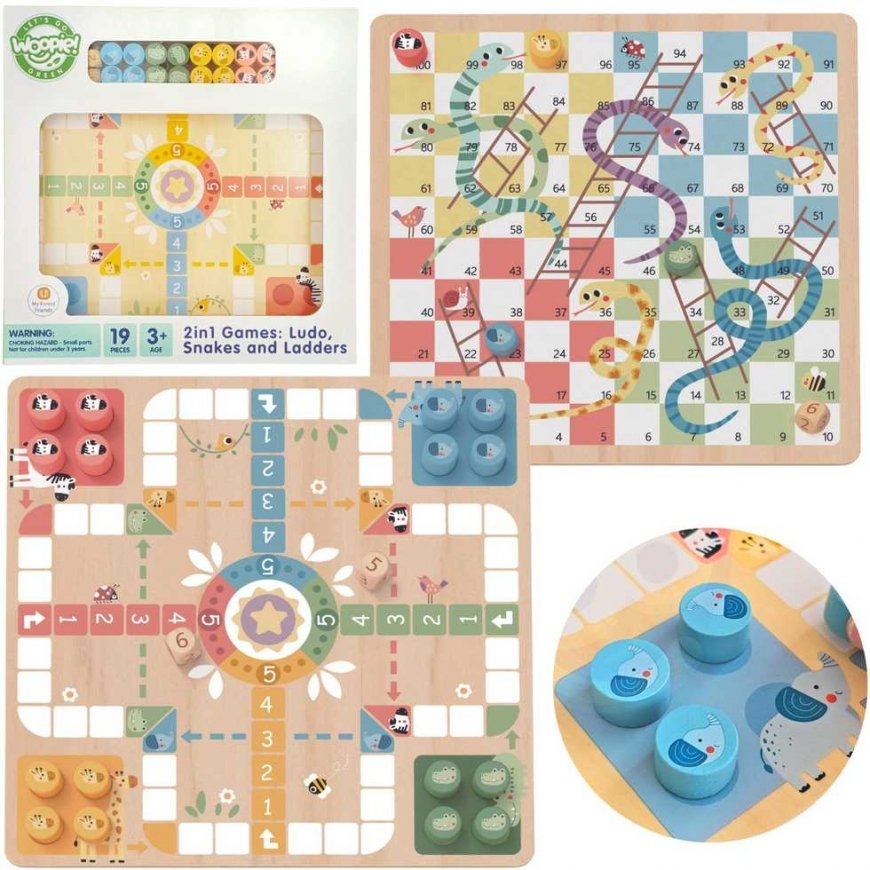 WOOPIE Green logic board games 2in1