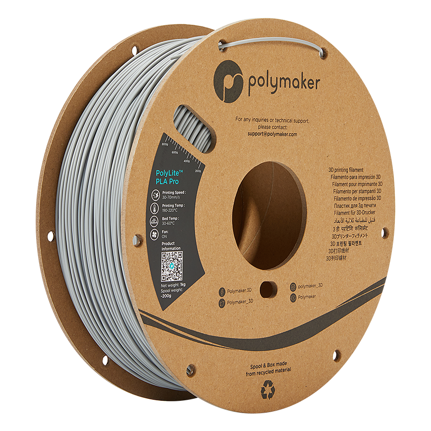 Polymaker PolyLite PLA PRO - 1kg - 1,75mm - Oranssi – 3