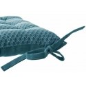 Atmosphera Quilted chair cushion with OTTO binding, 38 x 38 cm, blue Atmosphera Quilted chair cushion with OTTO binding, 38 x 38 cm, blue