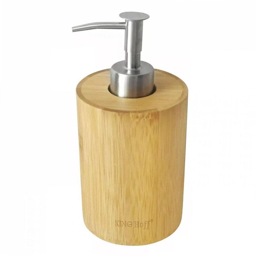 King Hoff KINGHOFF BAMBOO SOAP DISPENSER KH-1691 – 2