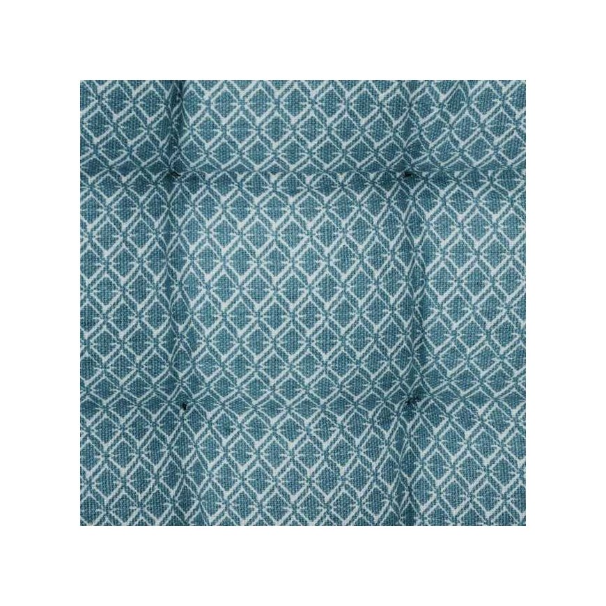 Atmosphera Quilted chair cushion with OTTO binding, 38 x 38 cm, blue – 5