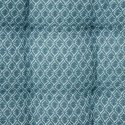 Atmosphera Quilted chair cushion with OTTO binding, 38 x 38 cm, blue Atmosphera Quilted chair cushion with OTTO binding, 38 x 38 cm, blue