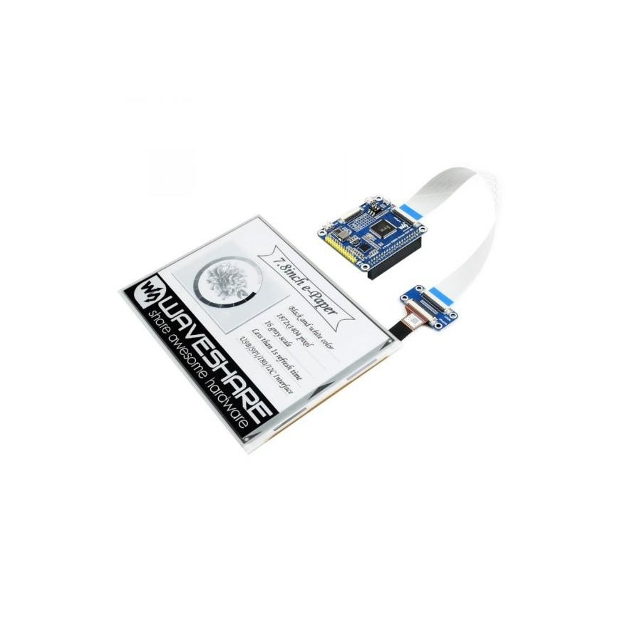 Waveshare E-paper E-Ink 7.8 display for Raspberry Pi microcomputer – 4