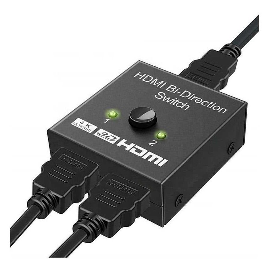 PremiumCord HDMI jungiklis 4K, FULL HD 1080p dvikryptis 2-1 arba 1-2 – 2