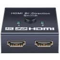 PremiumCord HDMI jungiklis 4K, FULL HD 1080p dvikryptis 2-1 arba 1-2