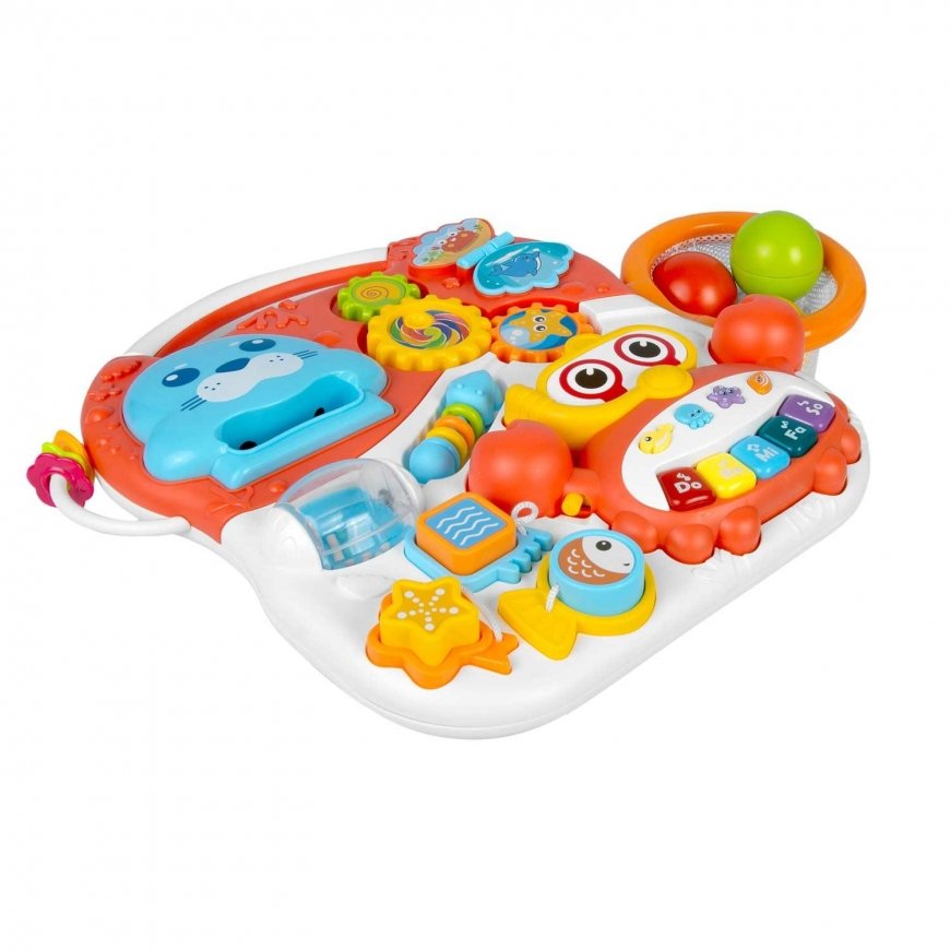 Ricokids Pusher Educational Table 2in1 RK-810 white and red – 3