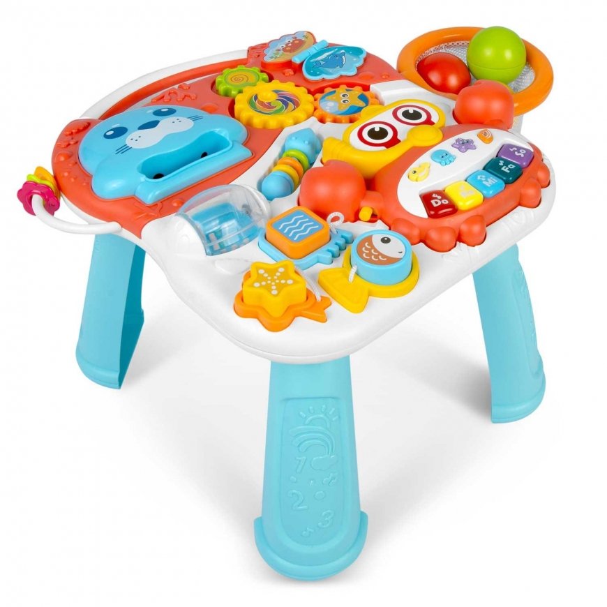 Ricokids Pusher Educational Table 2in1 RK-810 white and red – 4