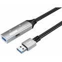 Premiumcord PREMIUM CORD USB 3.2. kartotuvas ir ilgintuvas Vyriškas-Moteris, 5Gbps Aliuminis 5m Premiumcord PREMIUM CORD USB 3.2. kartotuvas ir ilgintuvas Vyriškas-Moteris, 5Gbps Aliuminis 5m