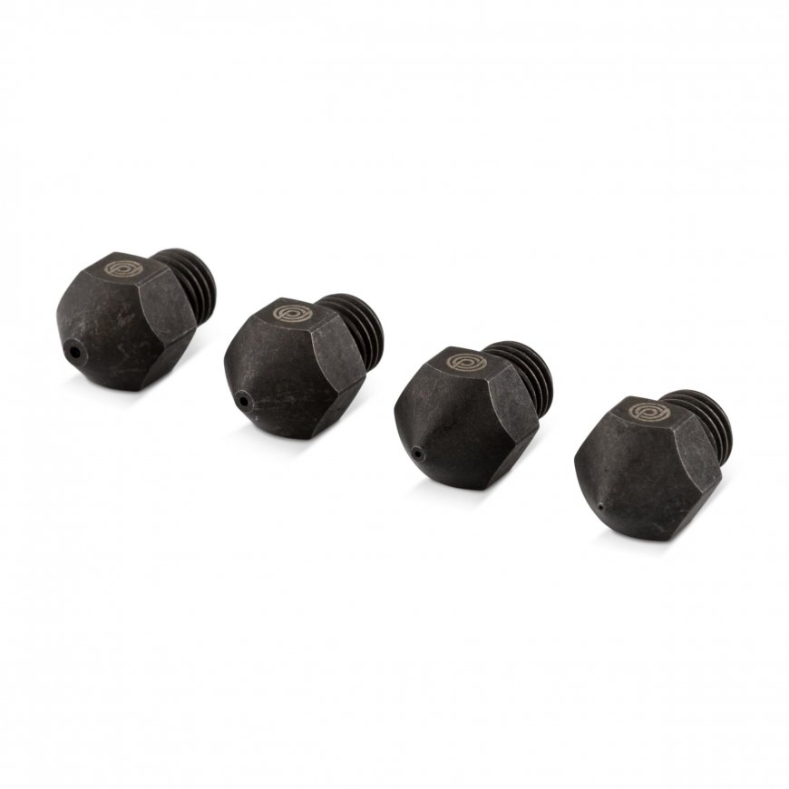 PrimaCreator CR-10S Pro erikokoiset karkaistut kärjet - 4 kpl (0,20mm/0,40mm/0,60mm/0,80mm)