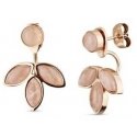 Vuch Modern gold-plated earrings with rose gold 2in1 ROSE LILIES EARRINGS Vuch Modern gold-plated earrings with rose gold 2in1 ROSE LILIES EARRINGS