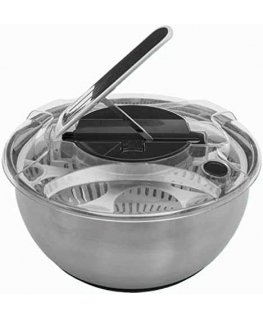 Steel Stainless steel bowl + lettuce centrifuge 3.5 L