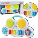 Lean Toys Interactive Educational Piano with Drums Colorful Animal Sounds